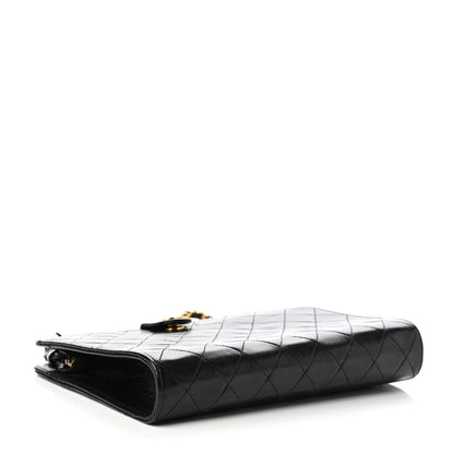 Chanel Lambskin Quilted Shoulder Bag Black 4 of 10