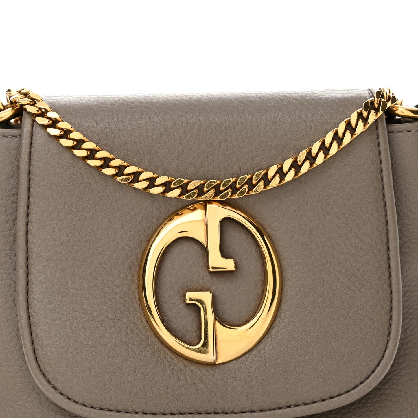 Pebbled Calfskin Small 1973 Chain Shoulder Bag Porcelain Rose