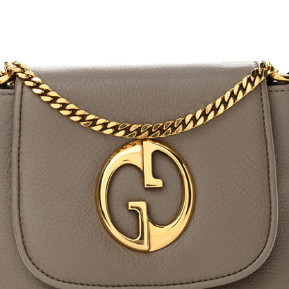 Gucci Pebbled Calfskin Small 1973 Chain Shoulder Bag Porcelain Rose 8 of 11
