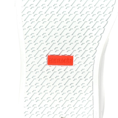 Hermes Calfskin Day Sneakers 37.5 White 6 of 9