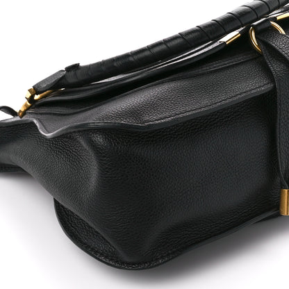 Chloe Calfskin Medium Marcie Satchel Black 10 of 11