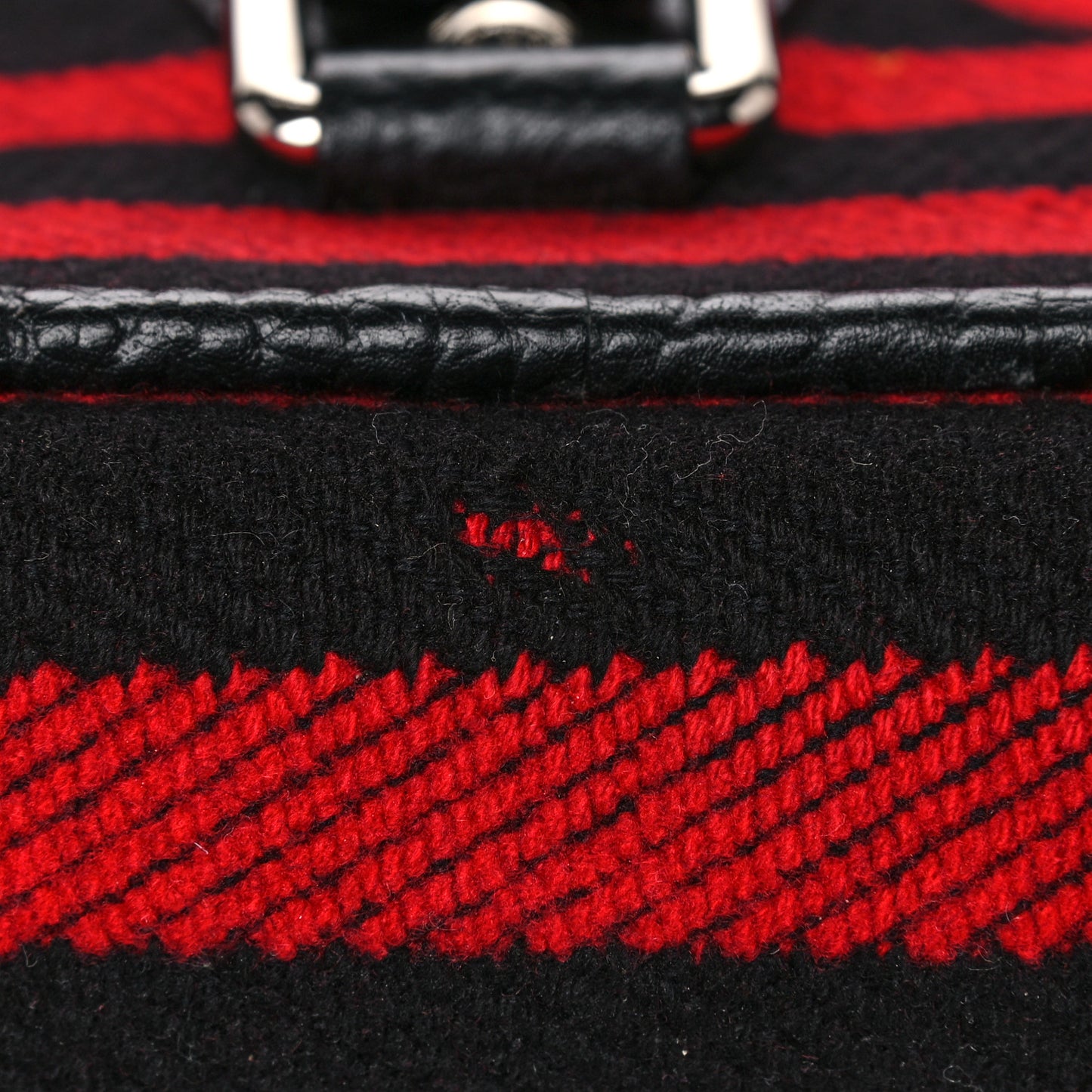 Wool Vail Blanket Cabas Red