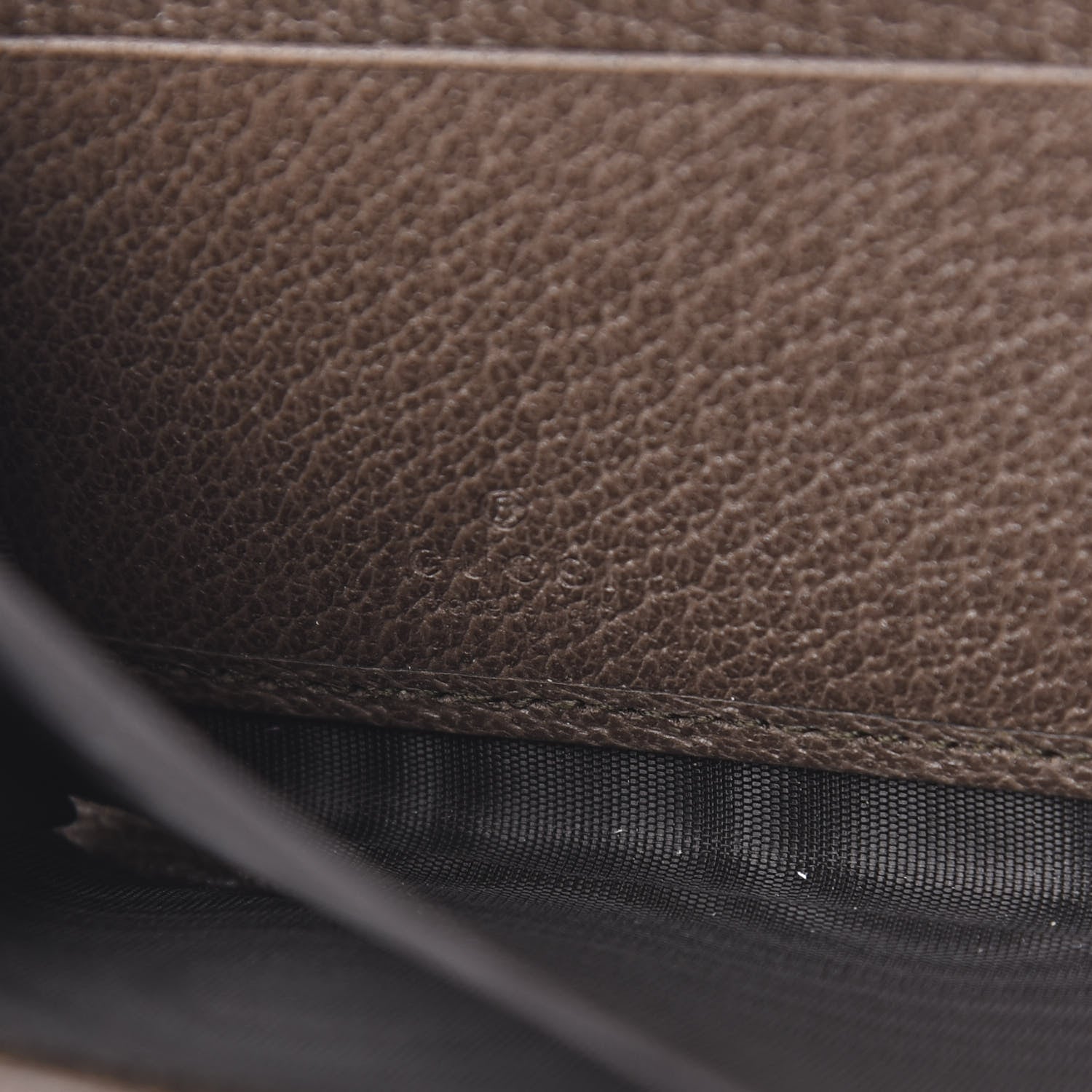 Gucci GG Supreme Monogram Web Ophidia Zip Around Wallet Brown 5 of 7