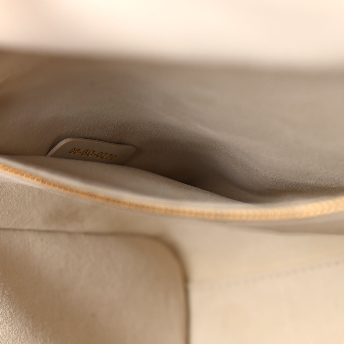 Lambskin Cannage Large Lady Dior White