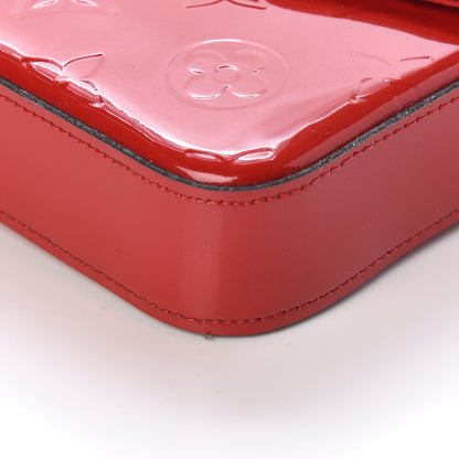 Louis Vuitton Vernis Felicie Pochette Chain Wallet Cherry 10 of 11