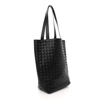 Bottega Veneta Calfskin Intrecciato Small Tote Bag Black 4 of 11