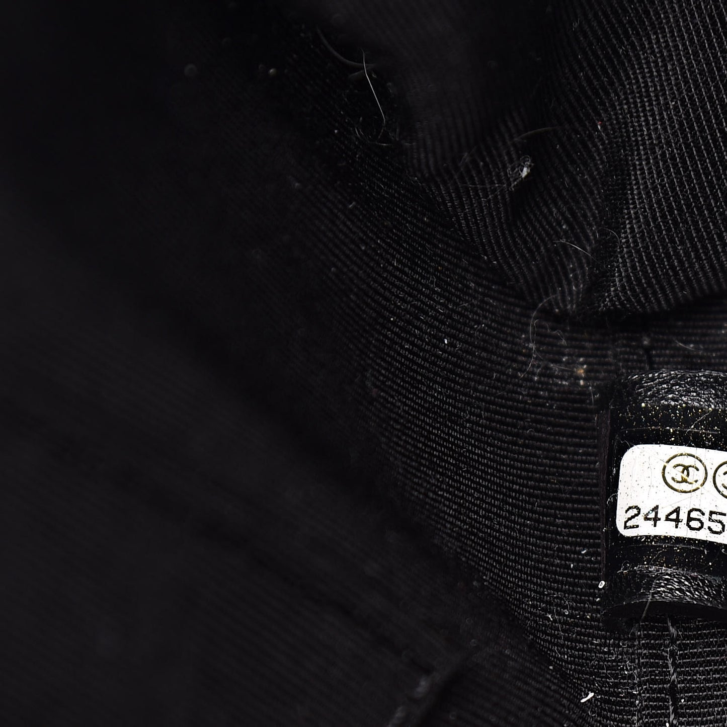 Caviar Stitched Shopping Tote Black
