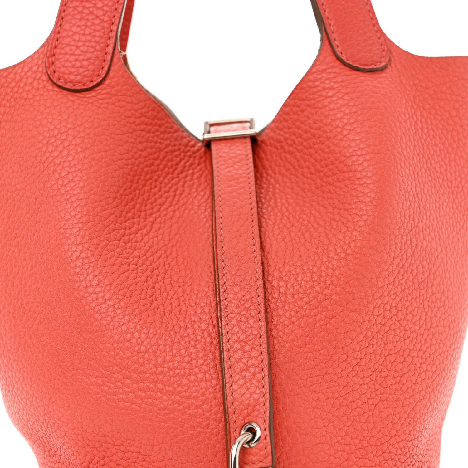 Hermes Taurillon Clemence Picotin Lock 18 PM Rose Jaipur 8 of 11