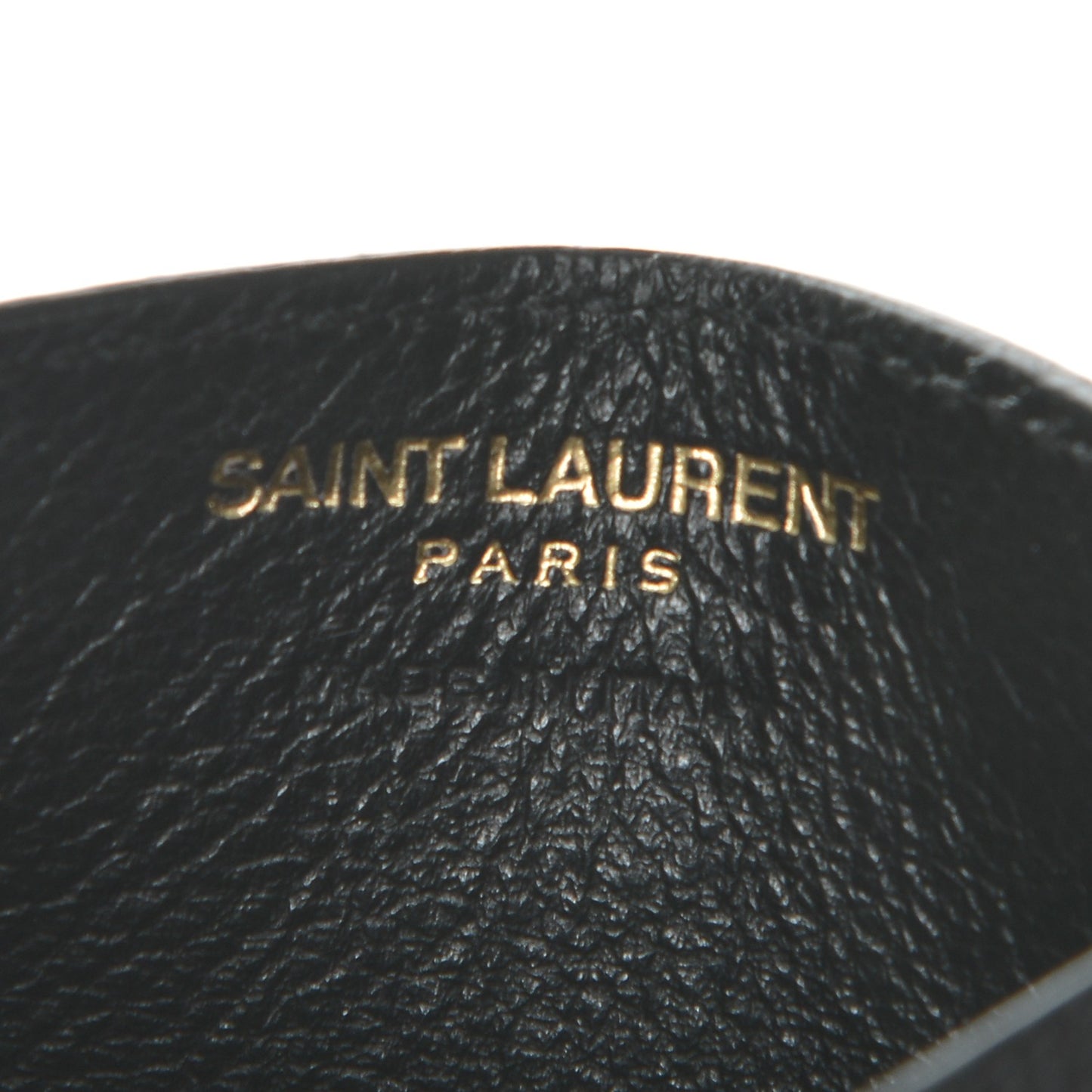 Grain De Poudre Matelasse Chevron Monogram Credit Card Case Black