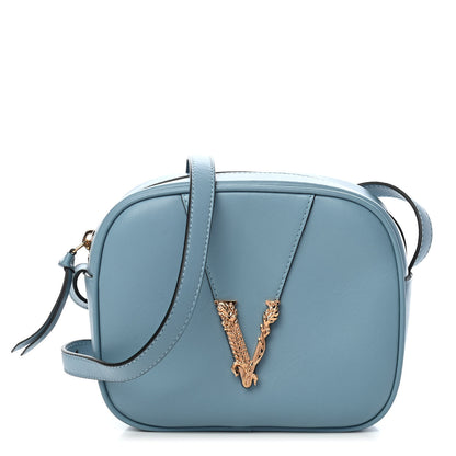 Versace Nappa Virtus Camera Bag Blue 1 of 9