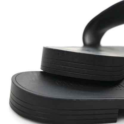 Christian Dior Calfskin Dio(r)evolution 10mm Slide Sandals 39 Black 9 of 11