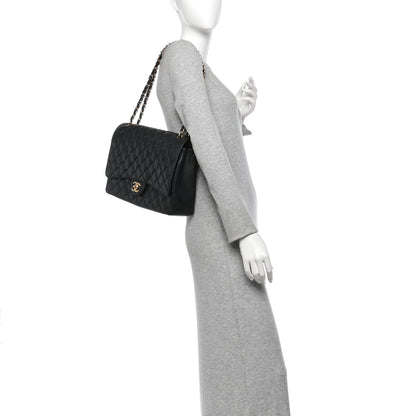 Chanel Caviar Quilted Maxi Double Flap Black 2 of 11