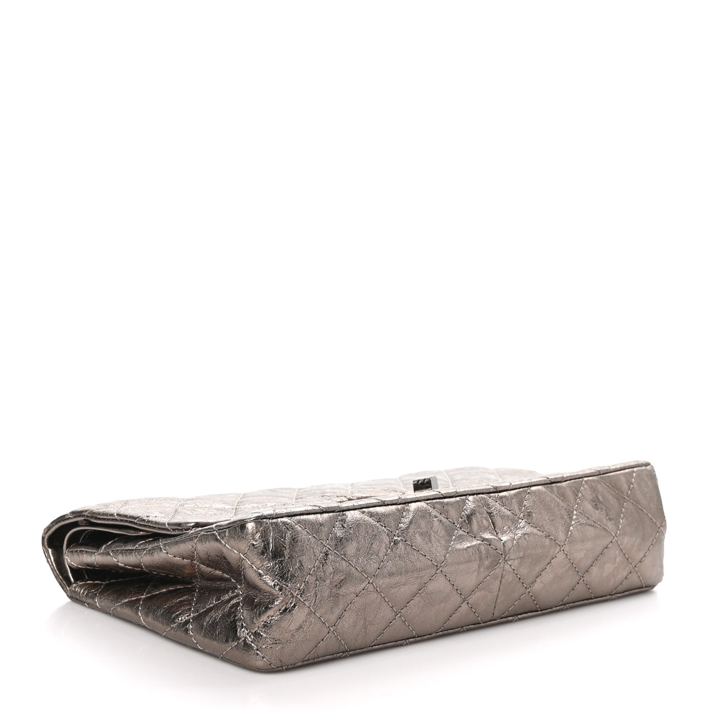 Metallic Aged Calfskin Quilted 2.55 Reissue 226 Flap Dark Gold
