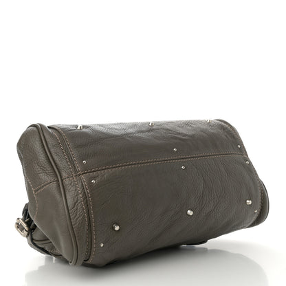 Chloe Calfskin Medium Paddington Satchel Gris Vert 4 of 14