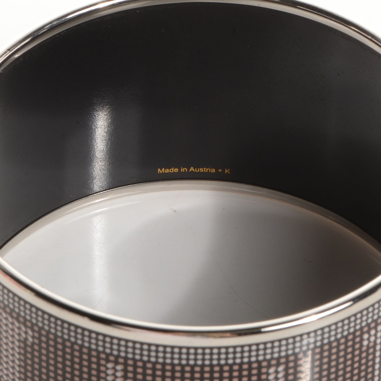 Hermes Enamel Printed Recherche H Extra Wide Bracelet 70 5 of 5