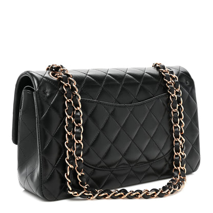 Chanel Lambskin Quilted Medium Double Flap Black 3 of 10