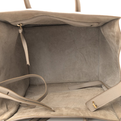 Celine Supple Calfskin Medium Phantom Luggage Beige 5 of 11