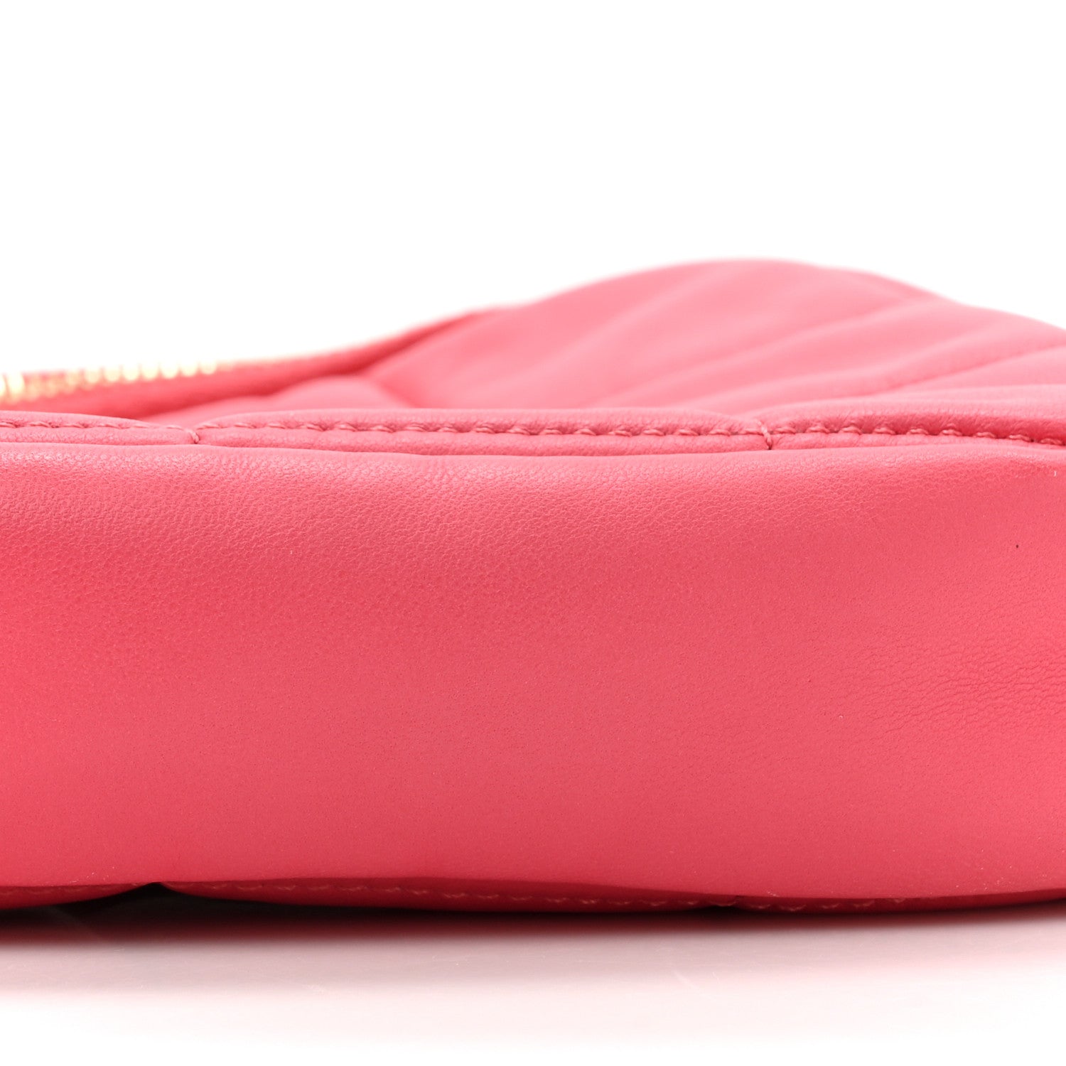 Chanel Lambskin Quilted Diamond Clutch With Chain Pink 10 of 12