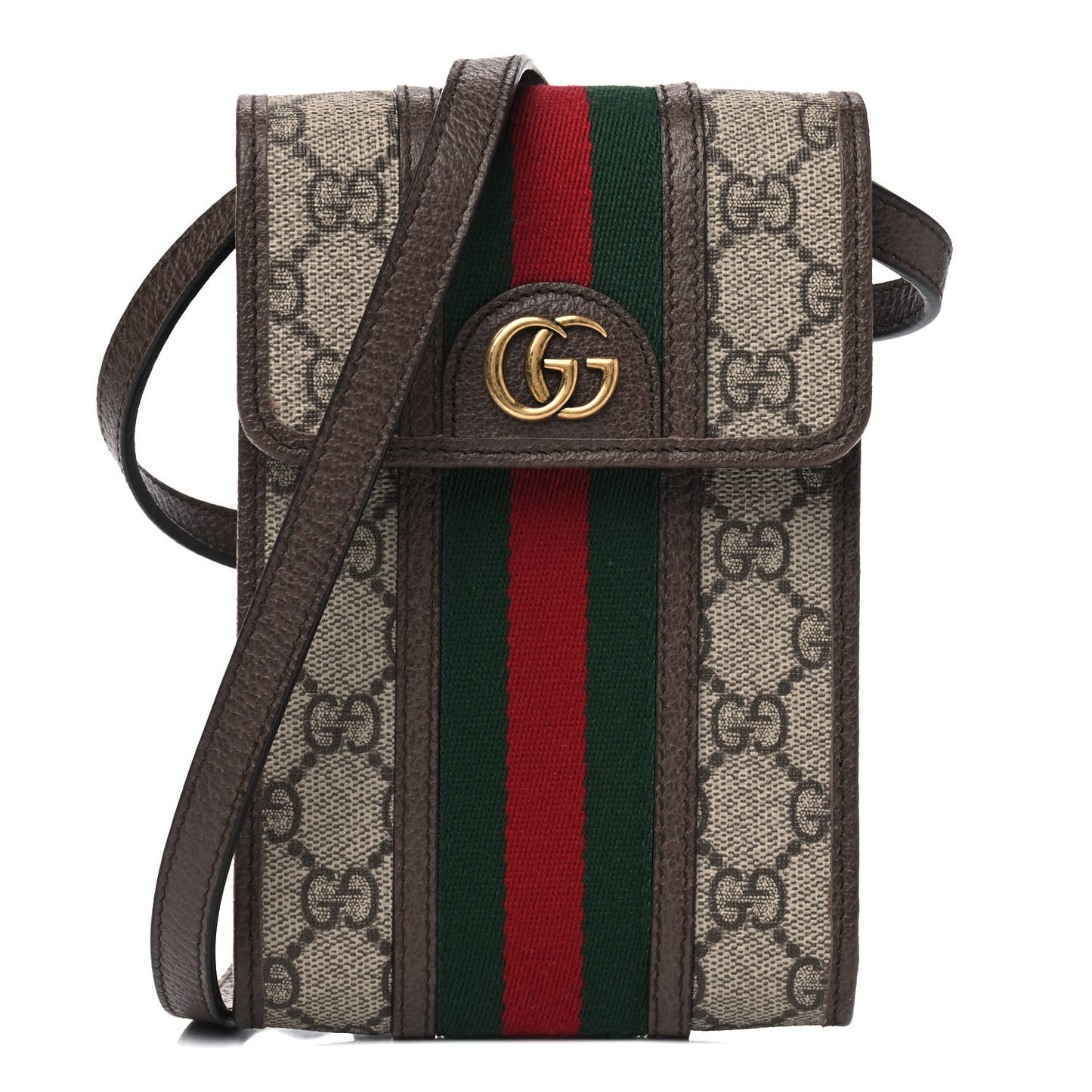 GG Supreme Monogram Web Mini Ophidia Crossbody Bag Beige New Acero