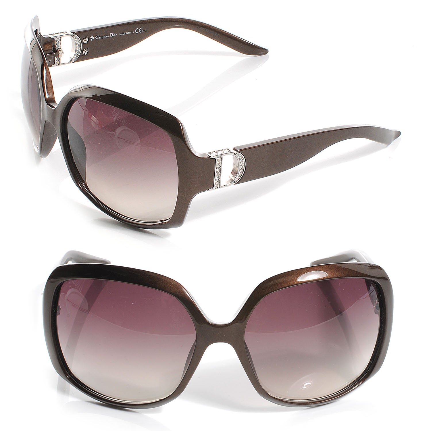 Christian Dior Evening 1 Sunglasses Brown 1 of 6