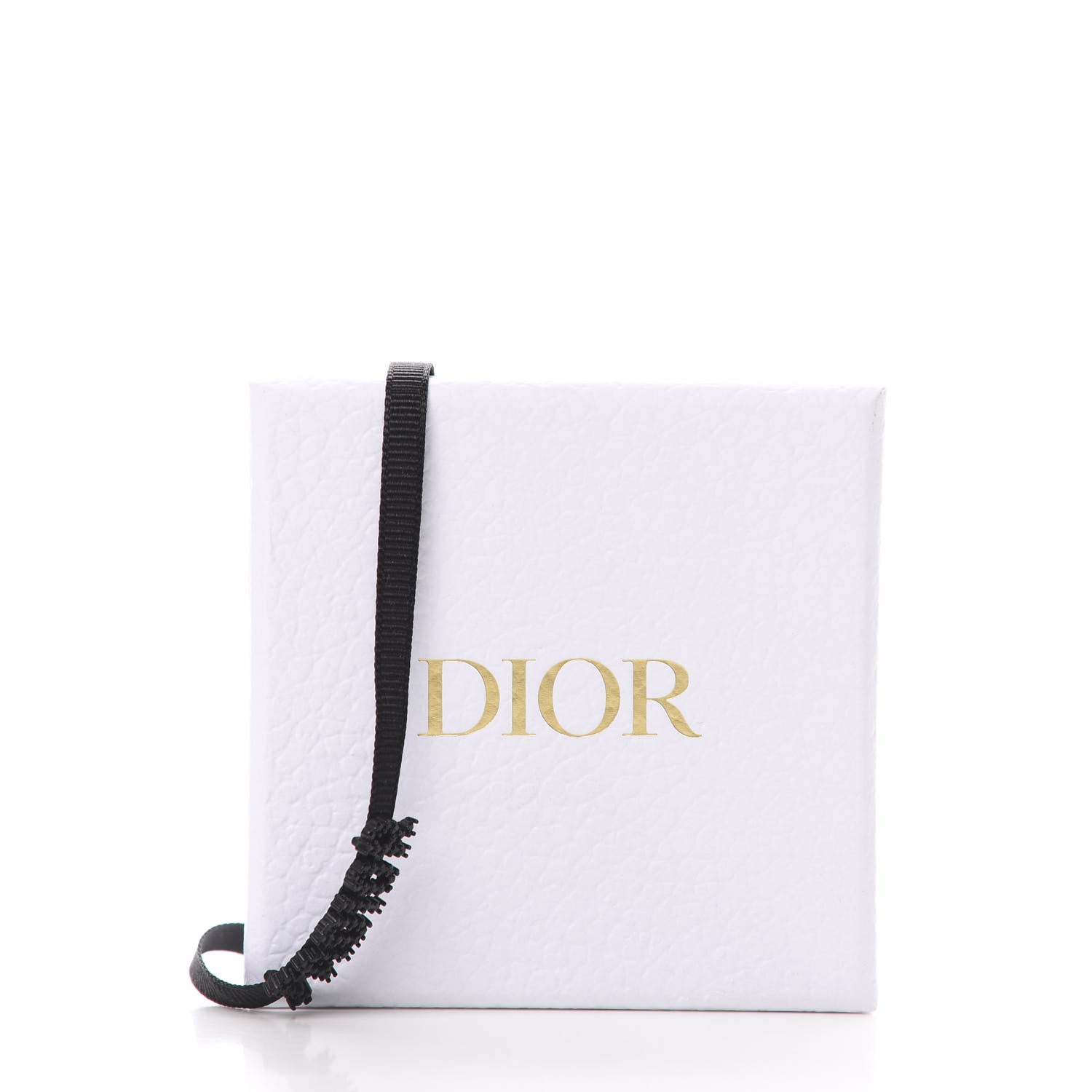 Christian Dior Grosgrain Ribbon Crystal J'Adior Logo Choker Necklace Black 5 of 5