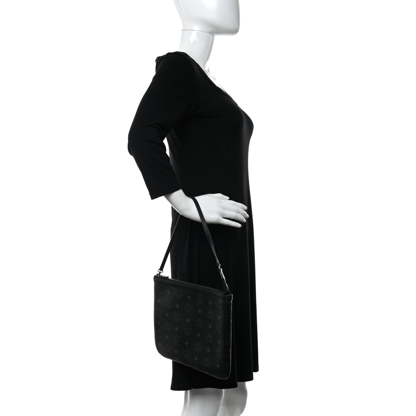 Visetos Liz Shopper Tote Pouch Black