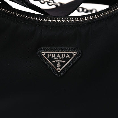 Prada Nylon Re-Edition 2005 Shoulder Bag Black 11 of 14