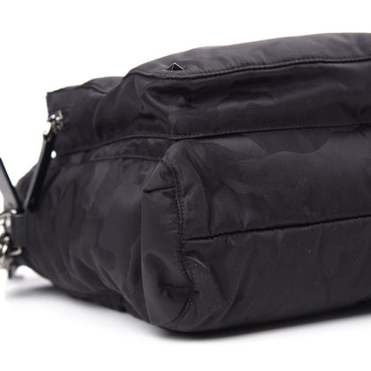 Valentino Garavani Nylon Camouart Messenger Black 6 of 9