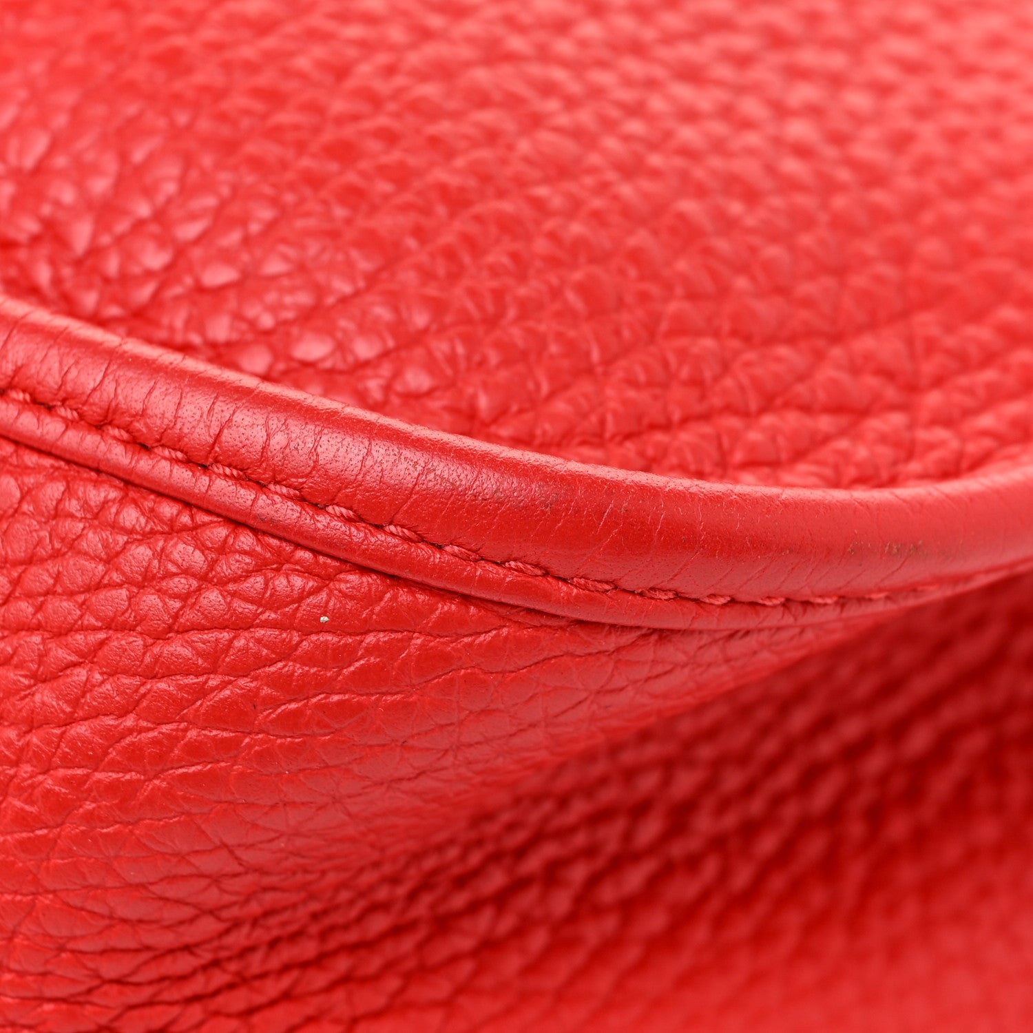 Hermes Taurillon Clemence Evelyne III PM Rouge De Coeur 19 of 29