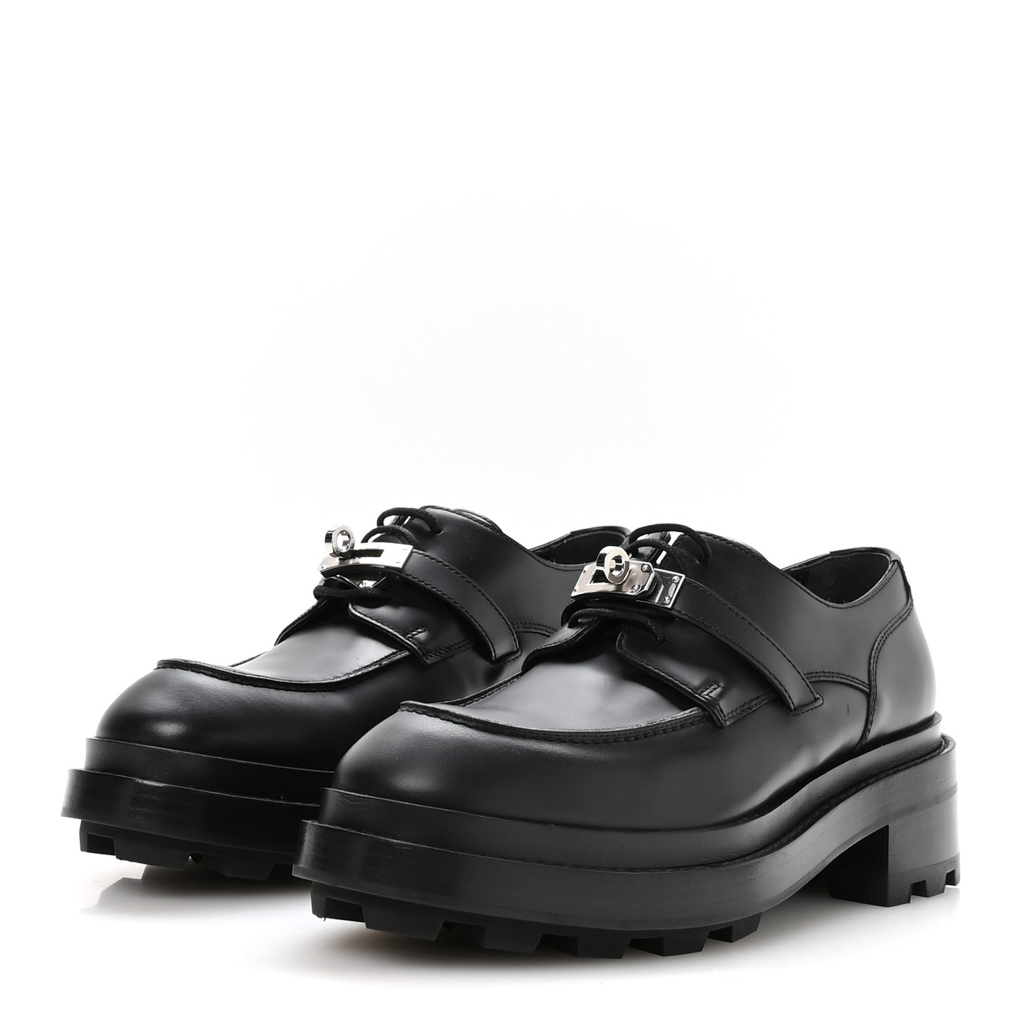Glossed Calfskin First Oxford 39 Black