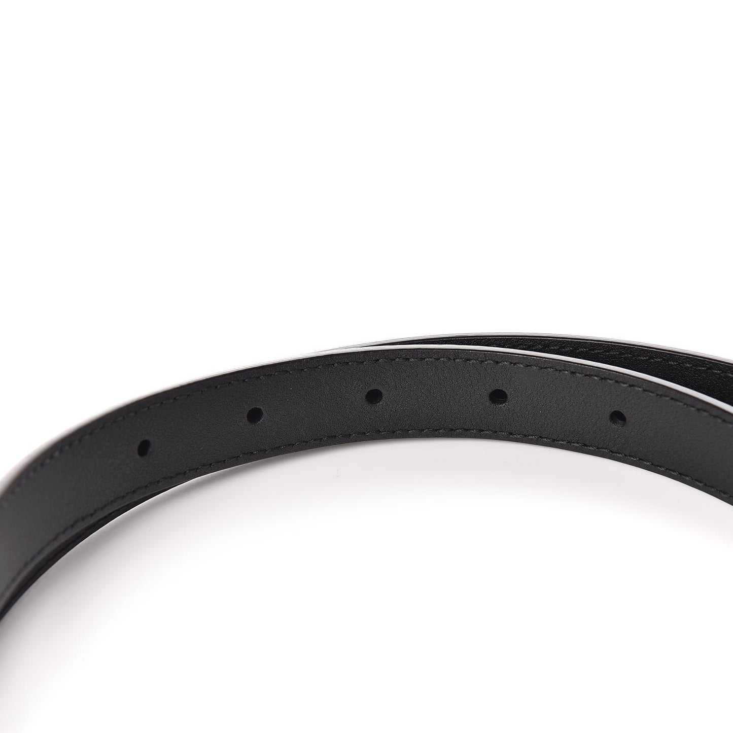 Calfskin Double G 20mm Belt 80 32 Black