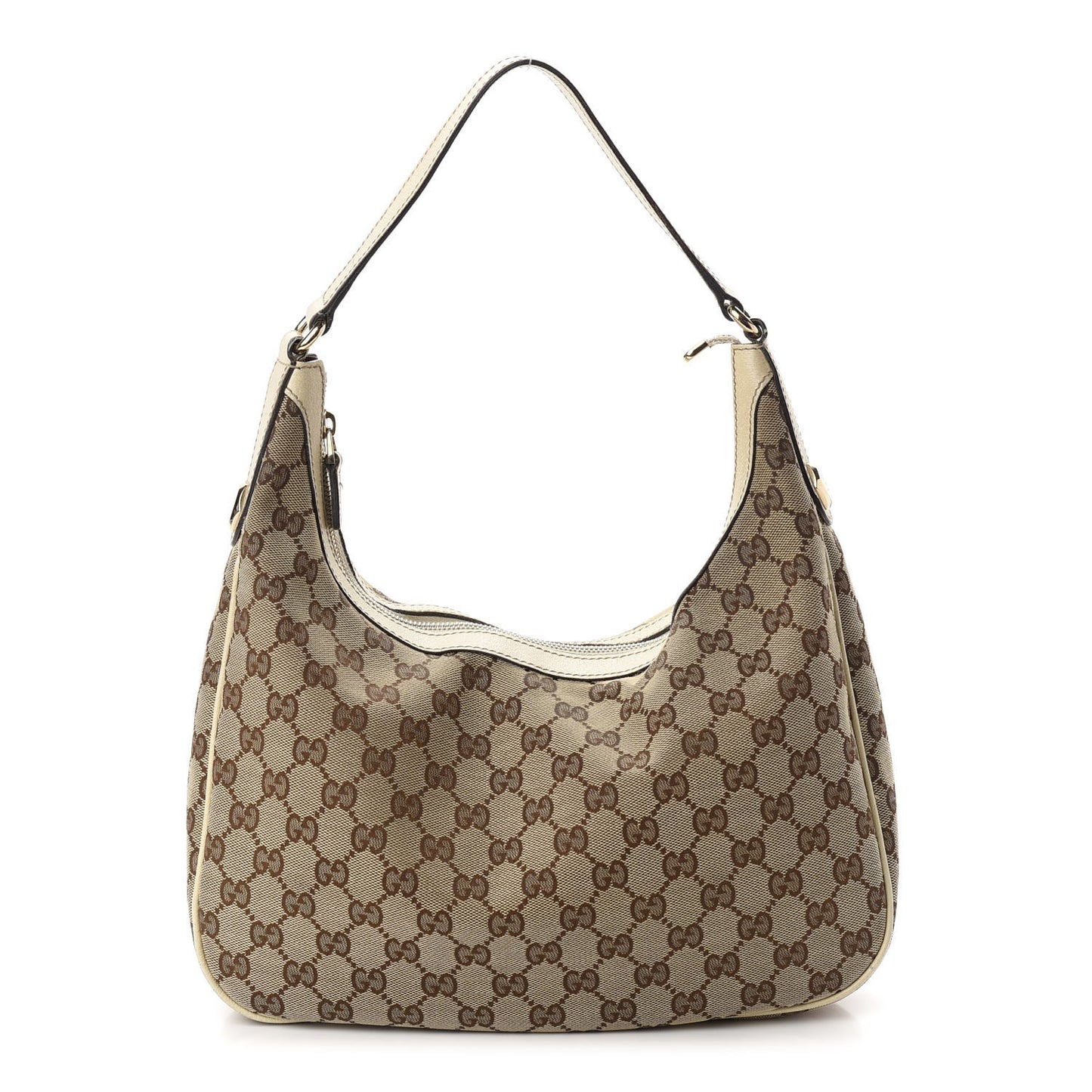 GG Monogram Medium Charmy Hobo Off White