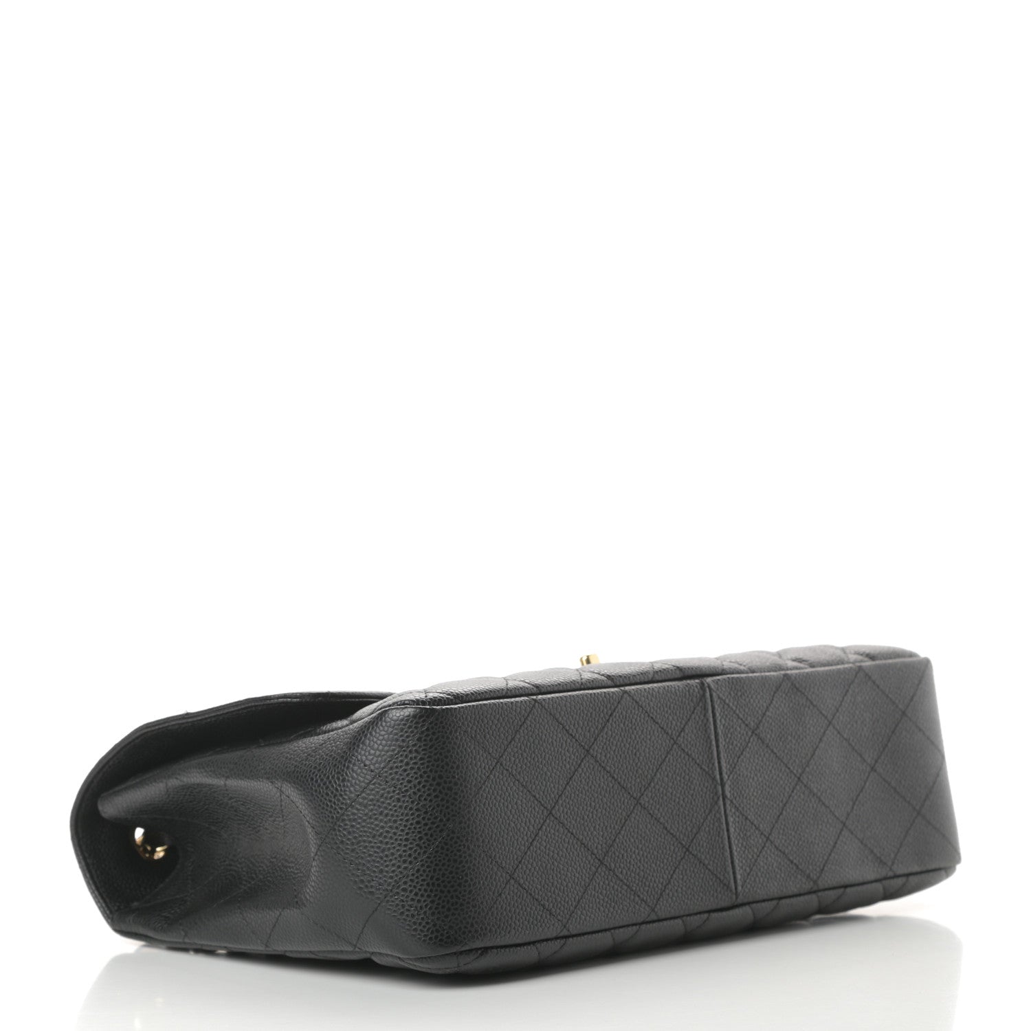 Chanel Caviar Quilted Jumbo Single Flap Black 4 of 12