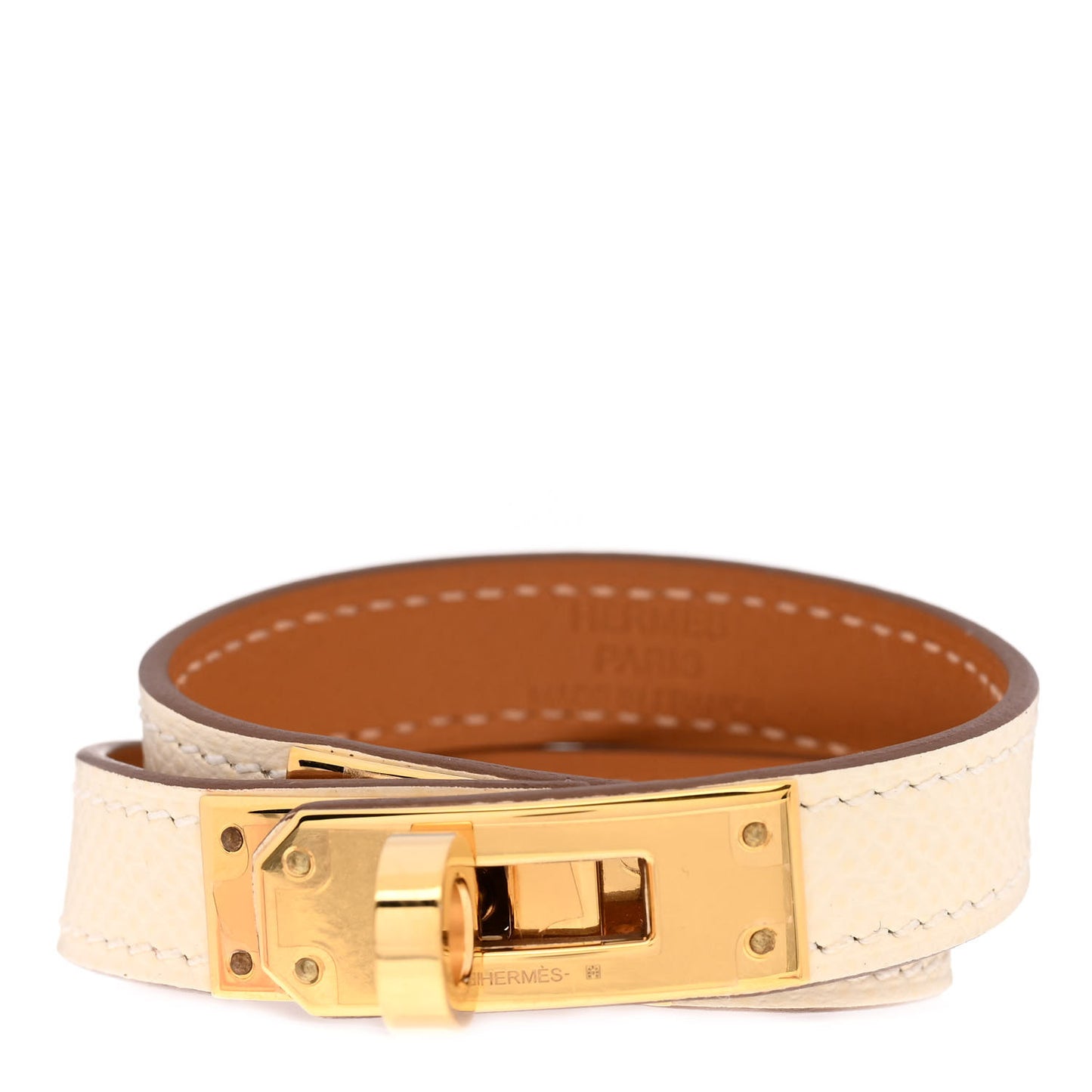 Epsom Kelly Double Tour Bracelet T1 Nata