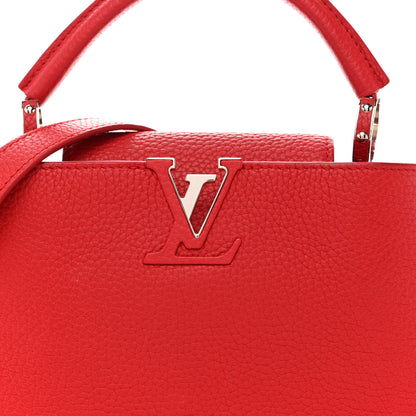 Louis Vuitton Taurillon Capucines BB Scarlet Red 7 of 13