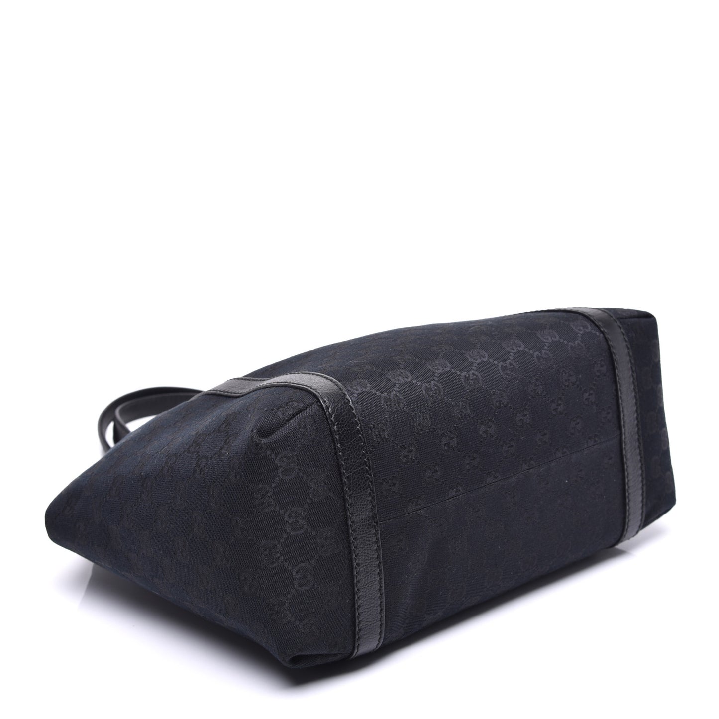 Monogram Medium New Ladies Web Tote Black