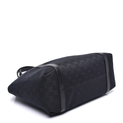 Gucci Monogram Medium New Ladies Web Tote Black 4 of 9