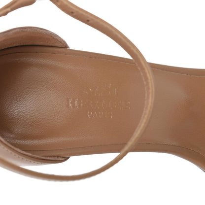 Hermes Calfskin Premiere 70 Sandals 36.5 Beige 14 of 18