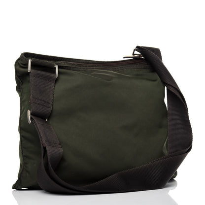 Prada Nylon Vela Flat Messenger Bag Mimetico 3 of 22