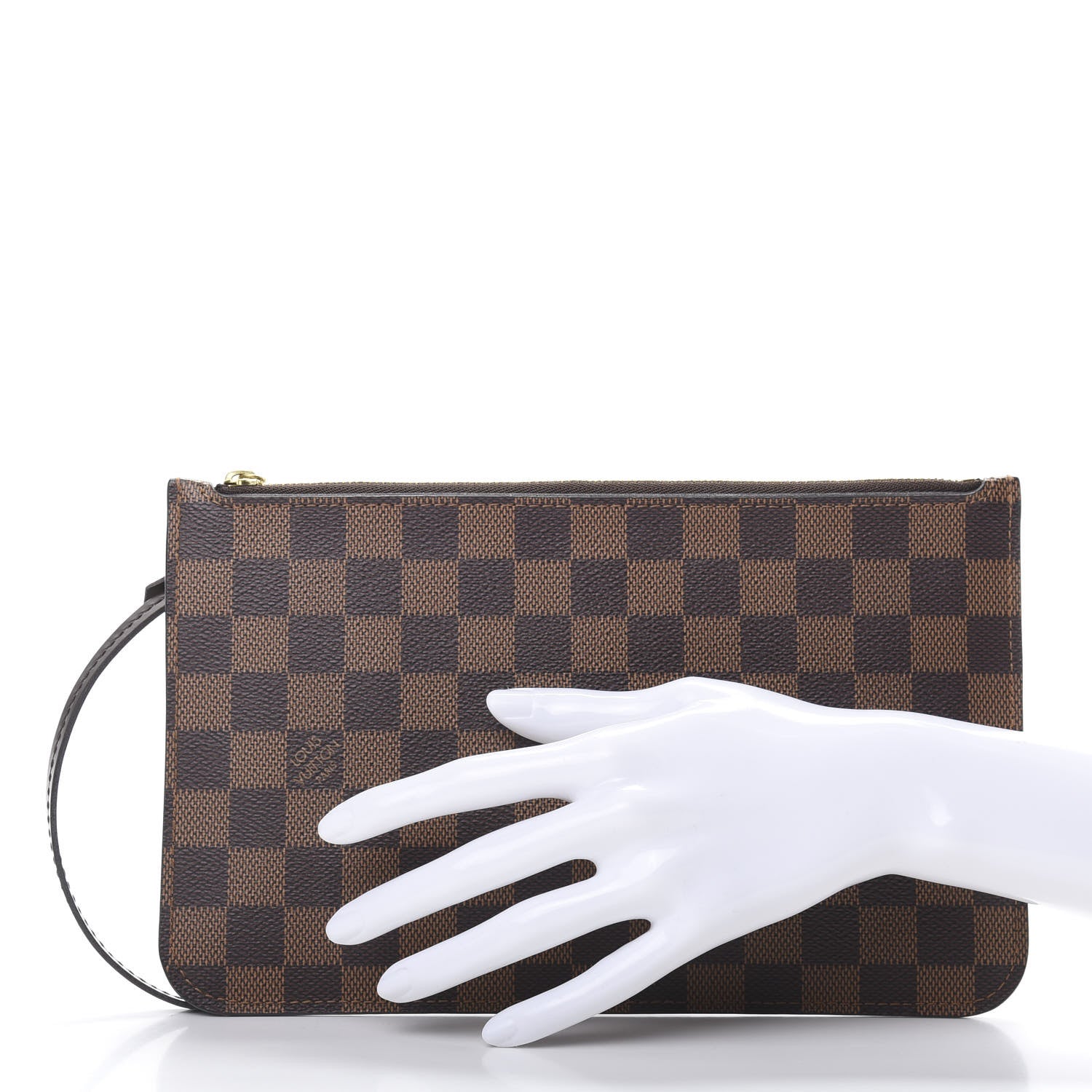 Louis Vuitton Damier Ebene Neverfull MM GM Pochette 2 of 12
