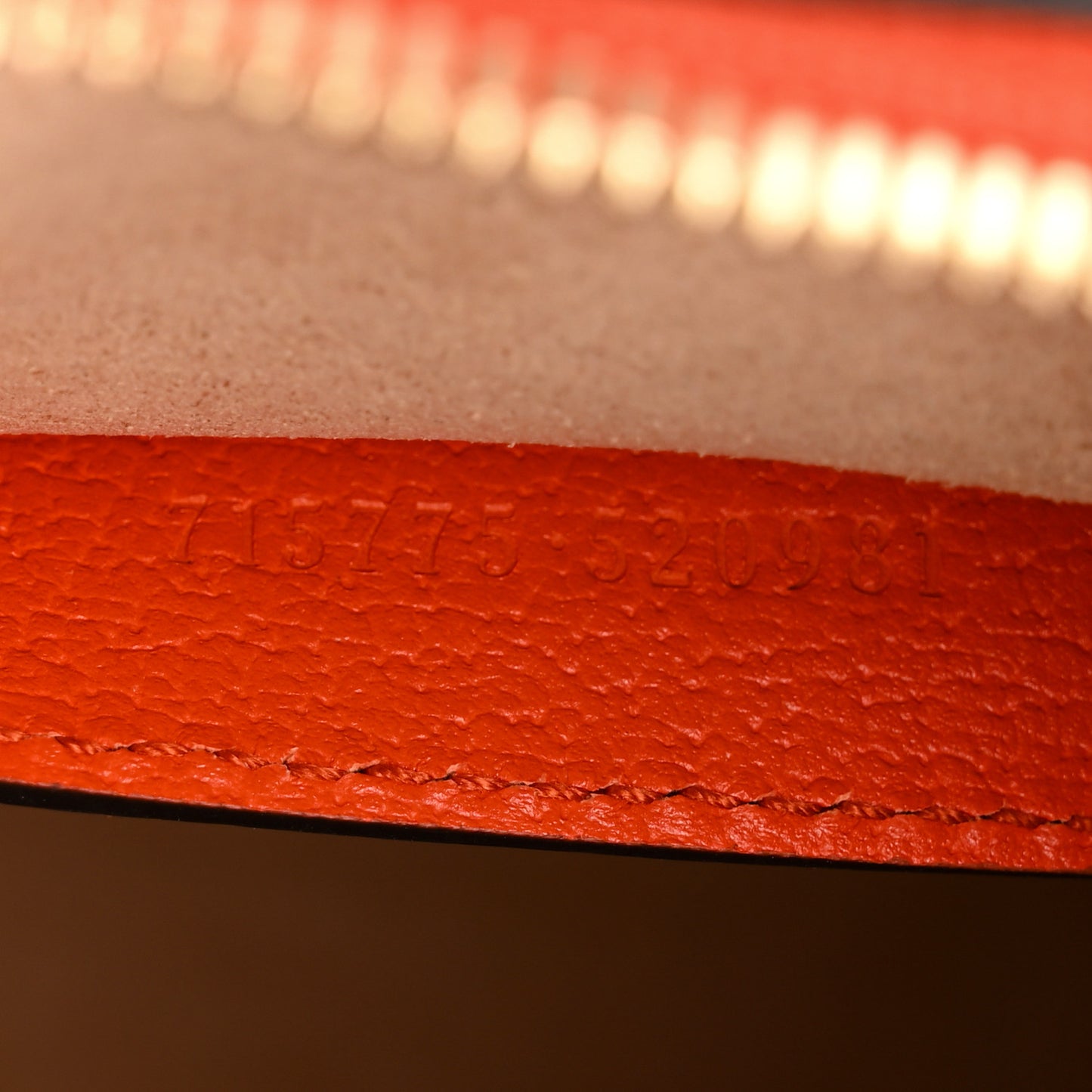 Textured Dollar Calfskin Mini Diana Dome Tote Bag Deep Orange Spicy Cyclamin