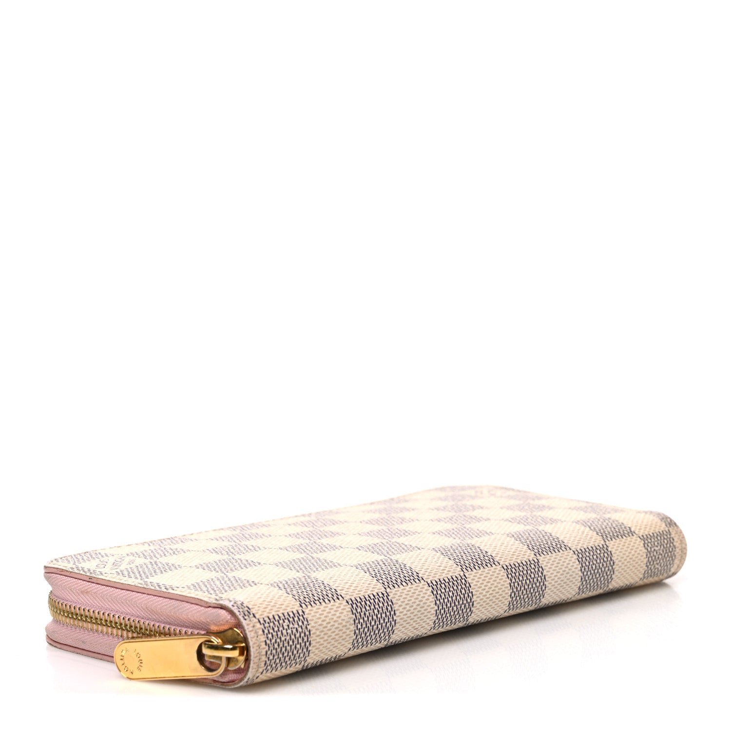 Louis Vuitton Damier Azur Zippy Wallet Rose Ballerine 4 of 7