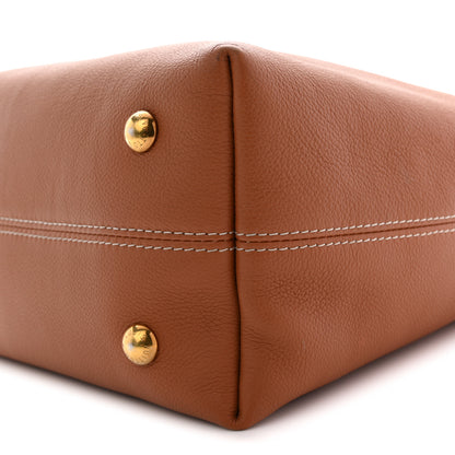 Louis Vuitton Grained Calfskin Low Key Hobo PM Cognac 10 of 15