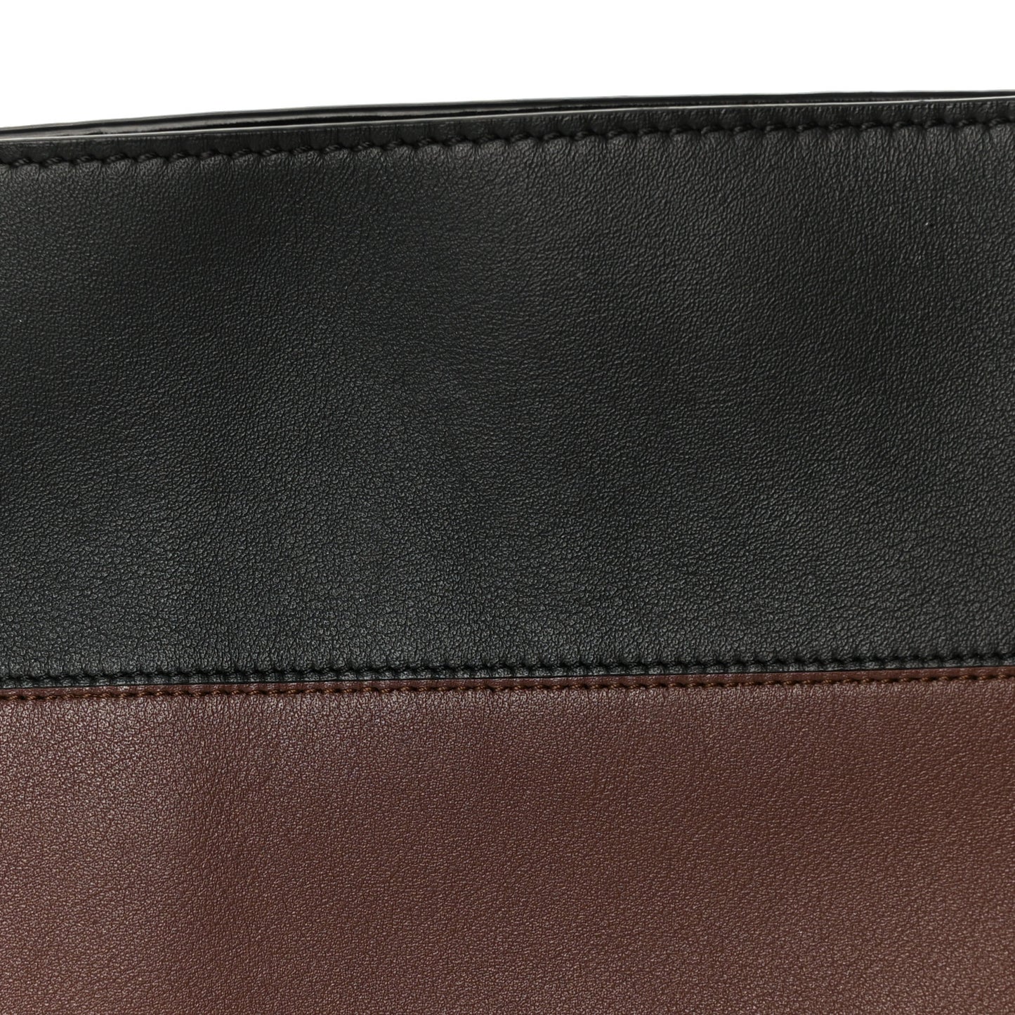 X ALBERS Nappa Calfskin Small Flamenco Knot Bag Black Burgundy