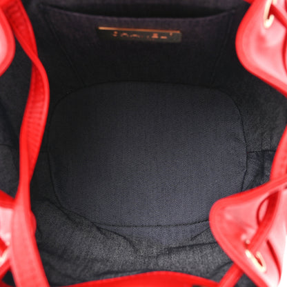 Chanel Lambskin CC Mania Backpack Red 5 of 10