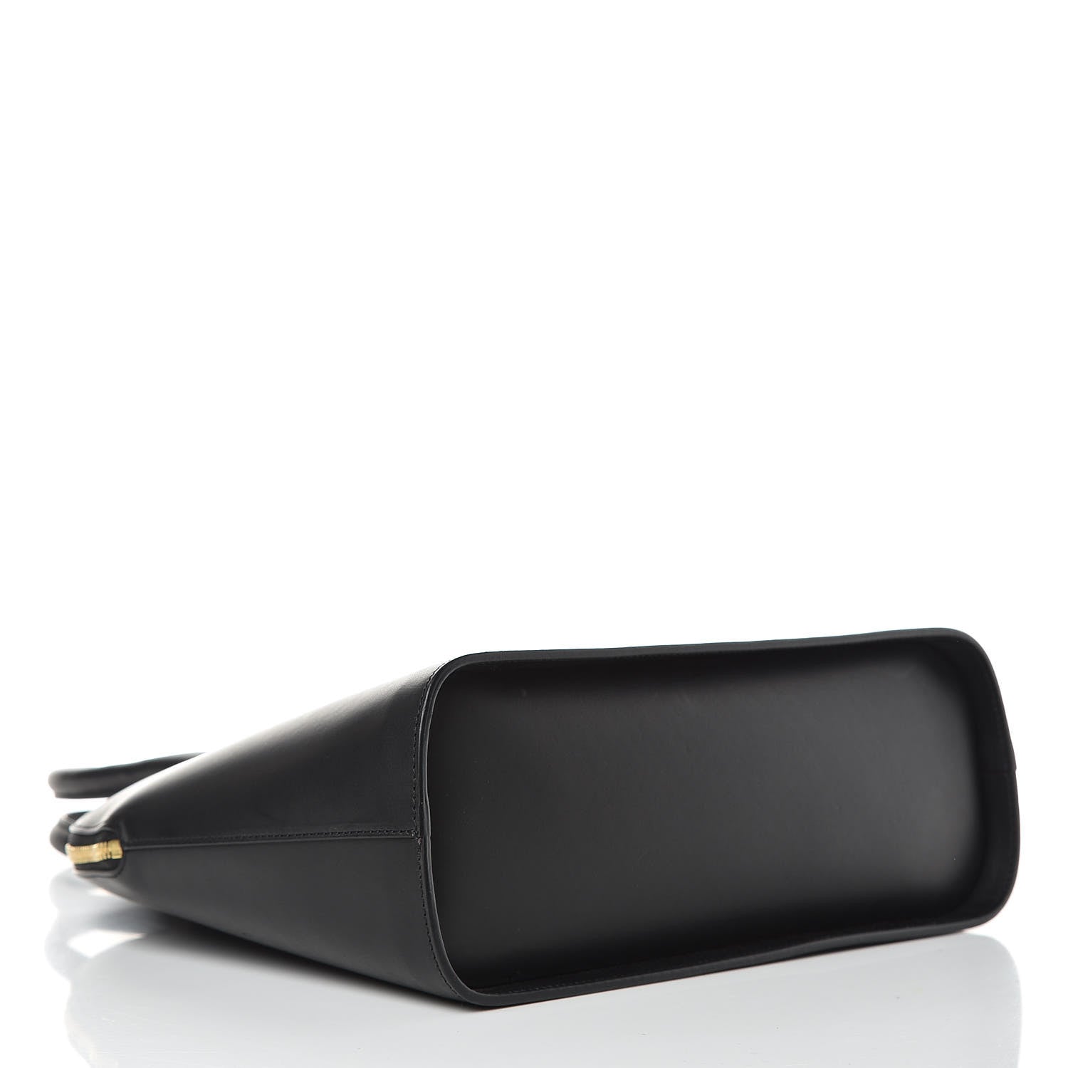 Mansur Gavriel Calfskin Top Handle Rounded Bag Black Flamma 4 of 11