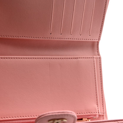 Chanel Caviar Quilted Medium Flap Wallet Light Pink 9 of 10