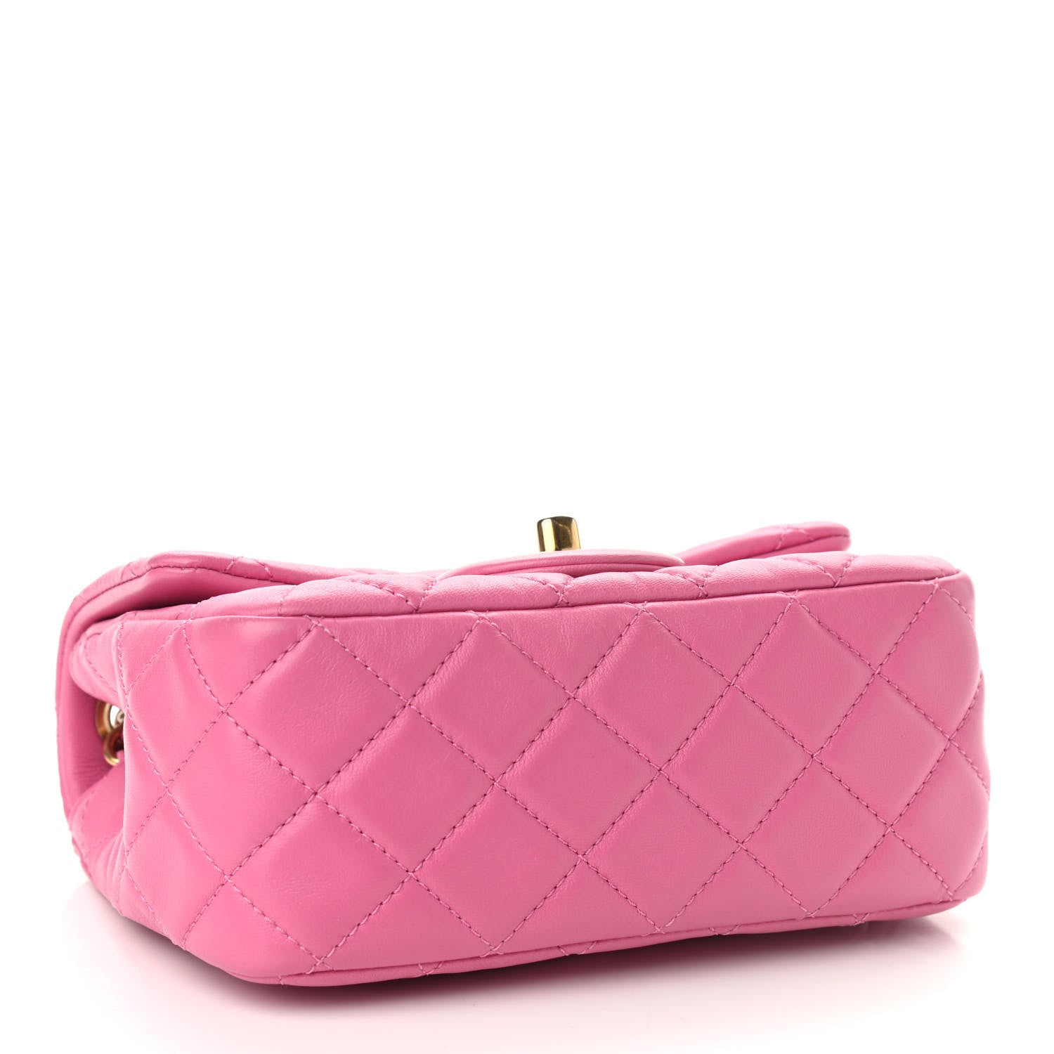 Chanel Lambskin Quilted Mini Pearl Crush Flap Pink 4 of 10
