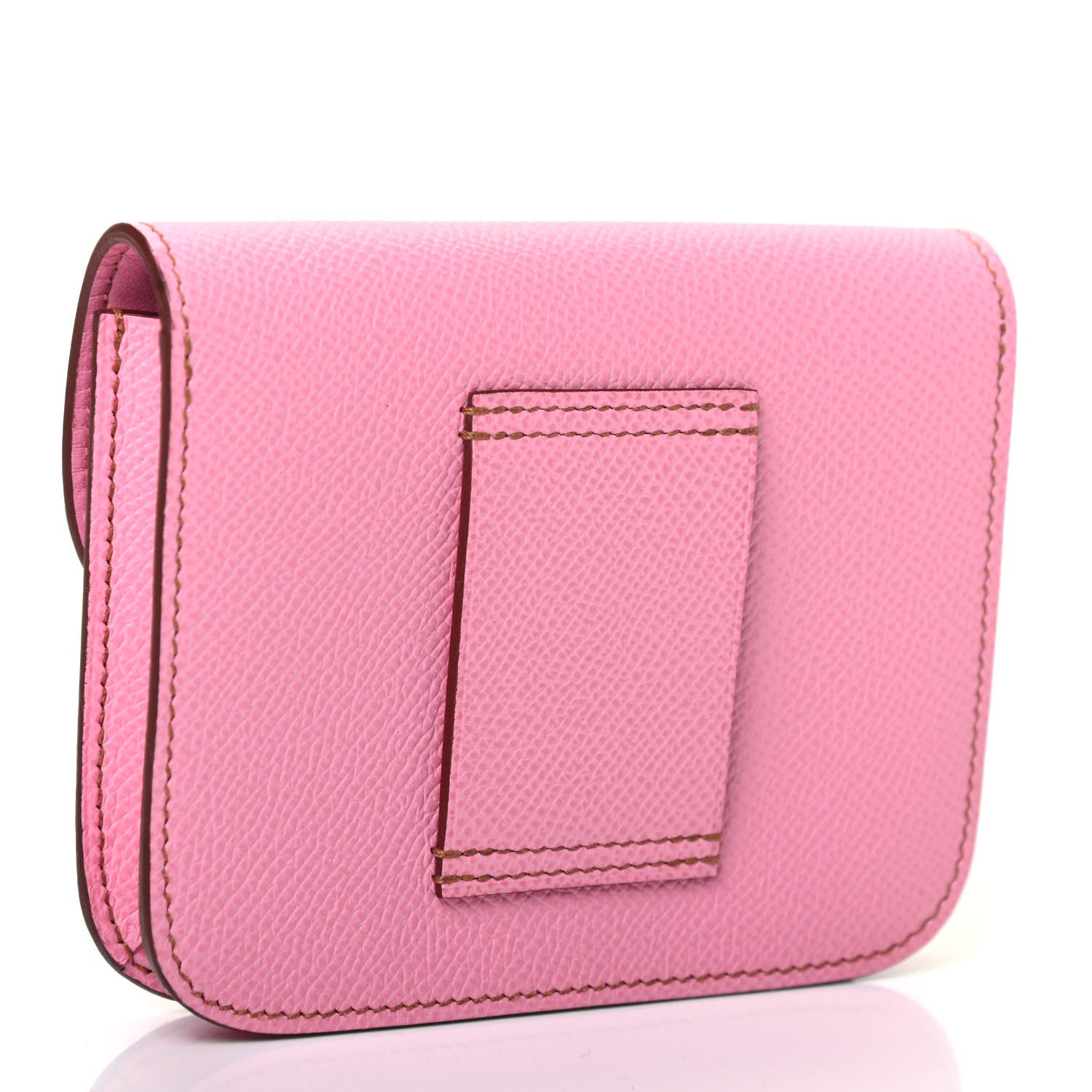 Hermes Epsom Constance Slim Wallet 5P Pink 2 of 4