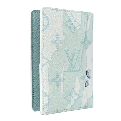 Louis Vuitton Monogram Aquagarden Pocket Organizer NM Crystal Blue 3 of 7